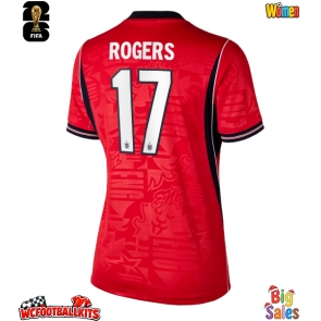 England Morgan Rogers #17 Replica Away Stadium Shirt for Women World Cup 2026 Short Sleeve